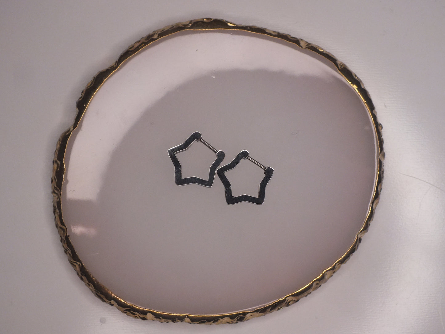 Silver Star Hoops
