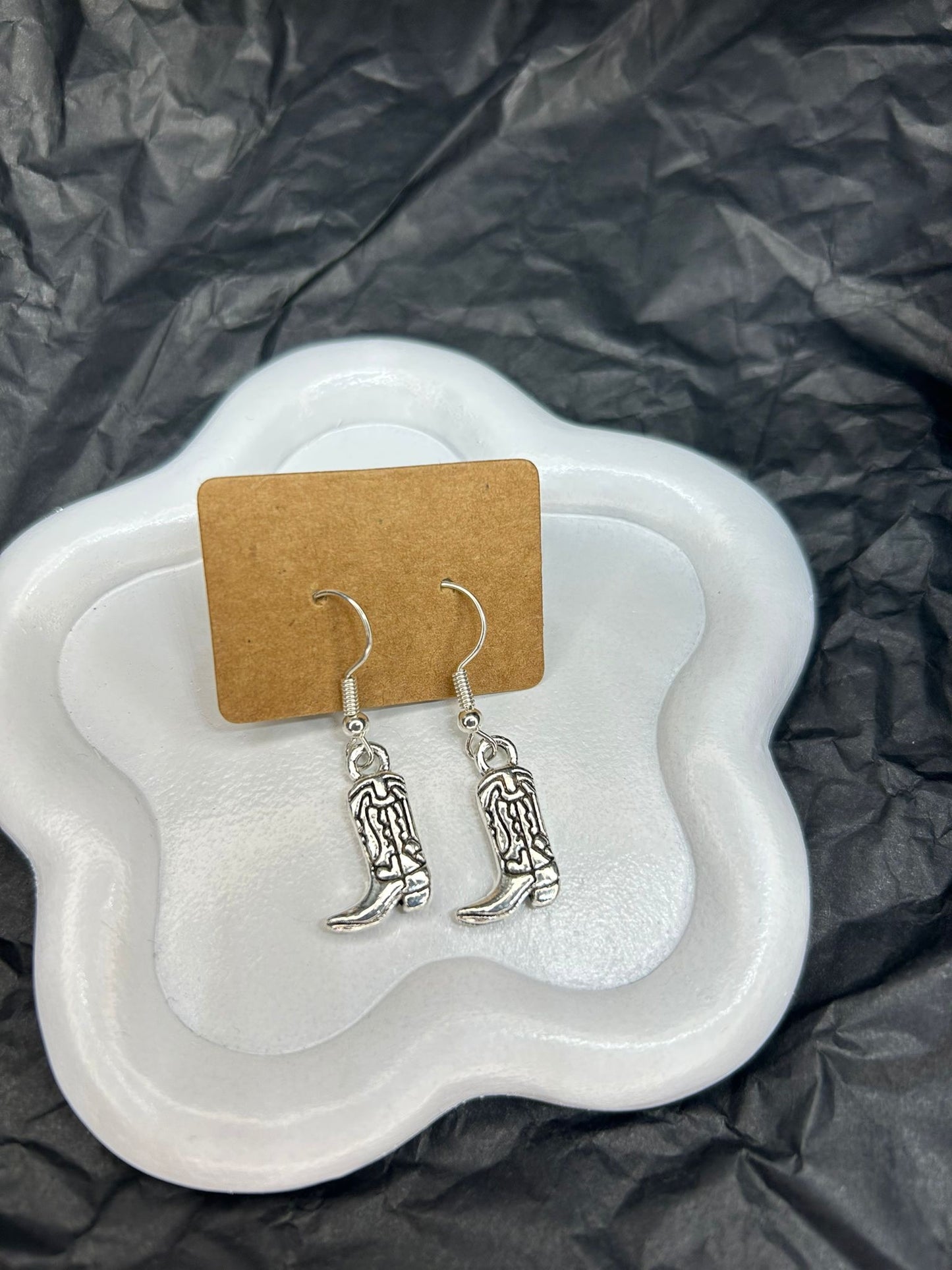 Cowgirl Boot Earrings 🤍