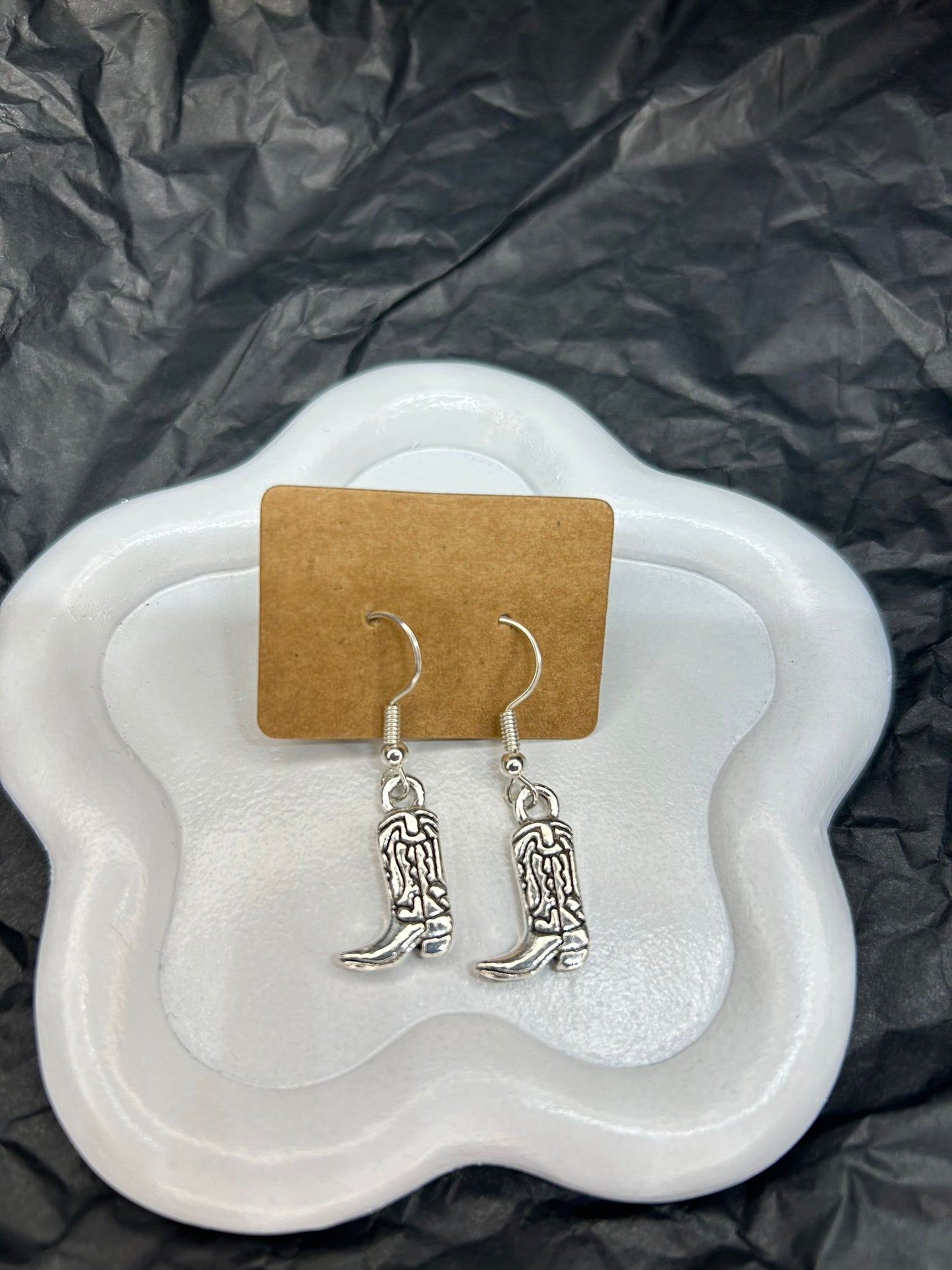 Cowgirl Boot Earrings 🤍