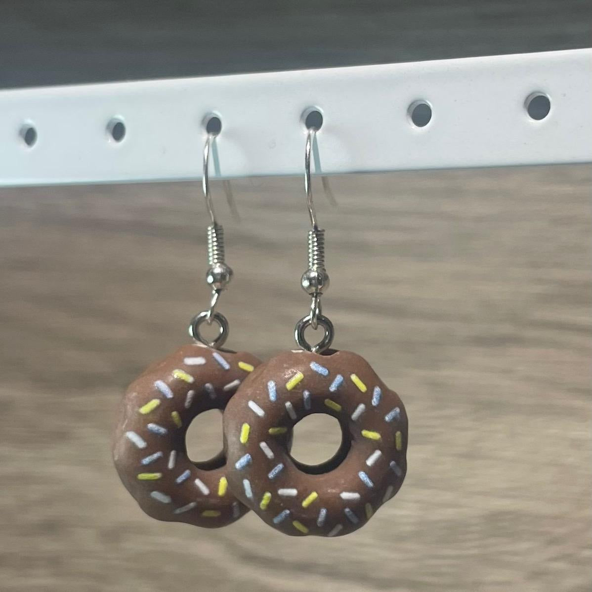 Donut earrings