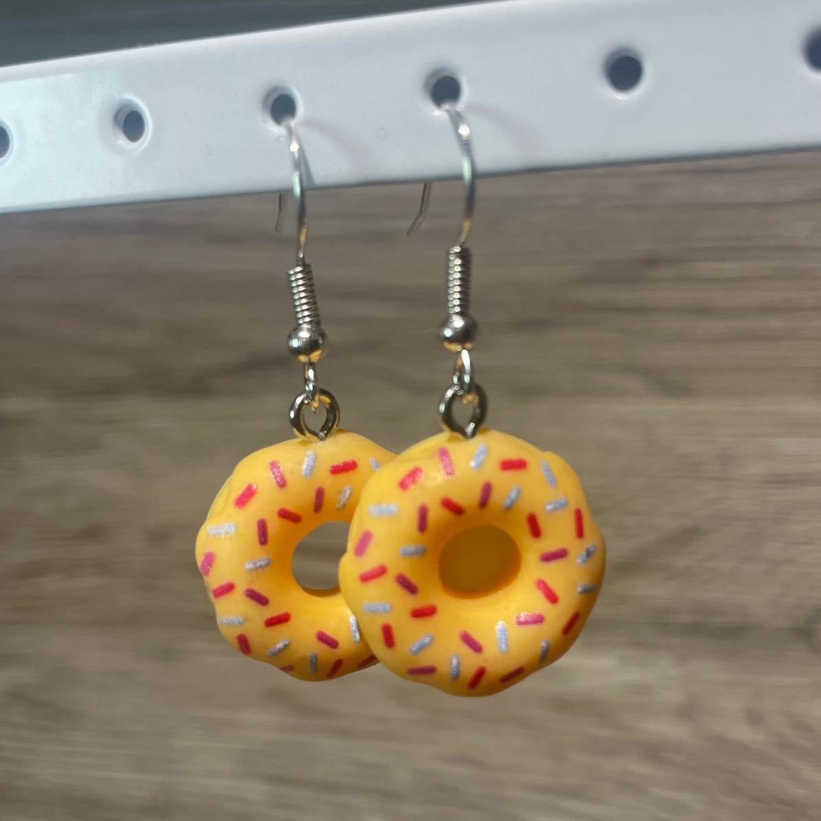Donut earrings