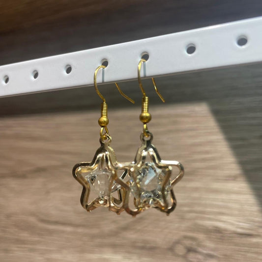 3d Star Earrings 🤍
