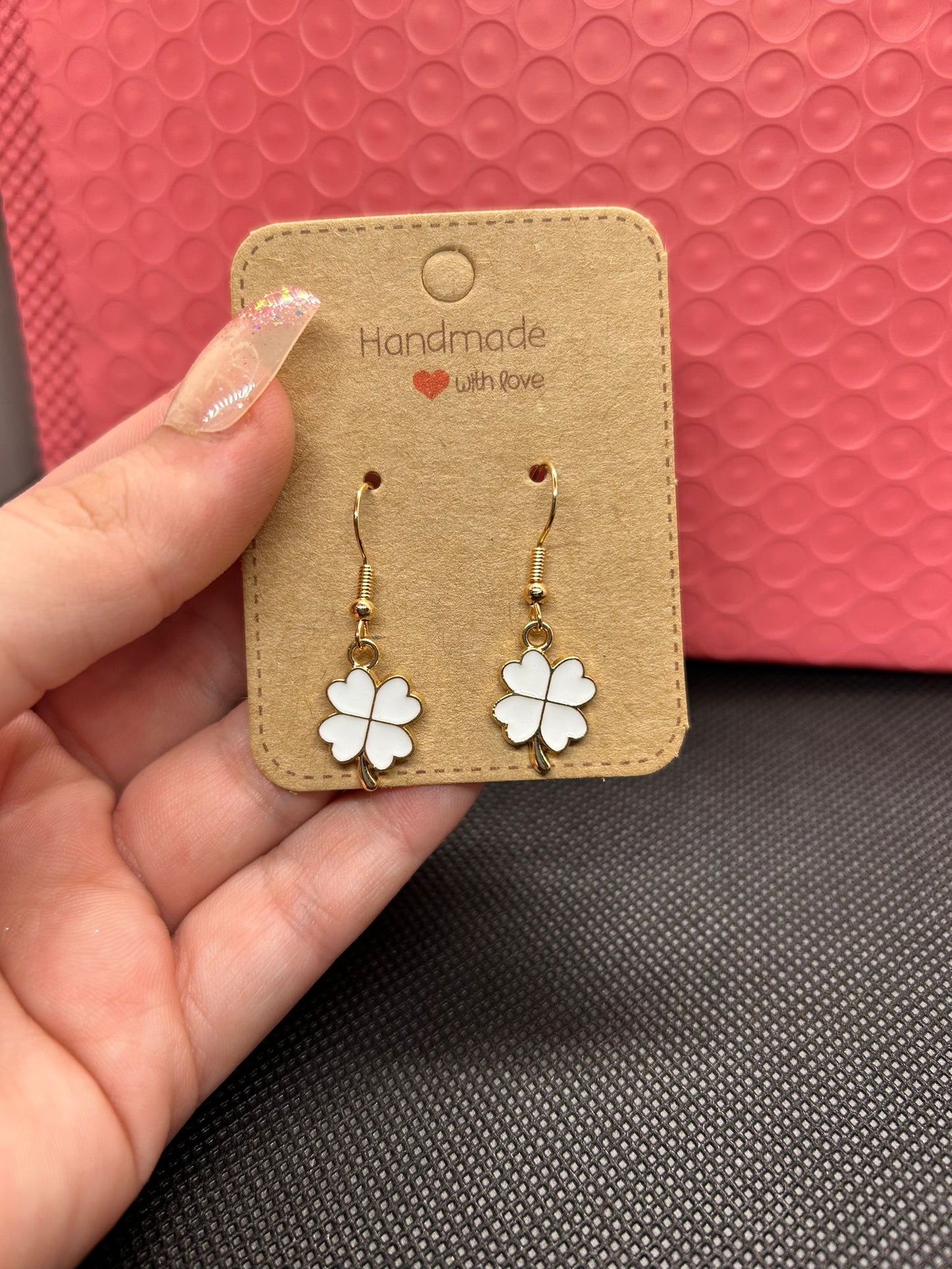 White Clover Earrings (Golden)