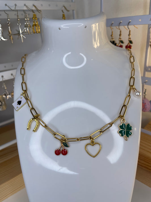 Lucky charms necklace 🍀🍒