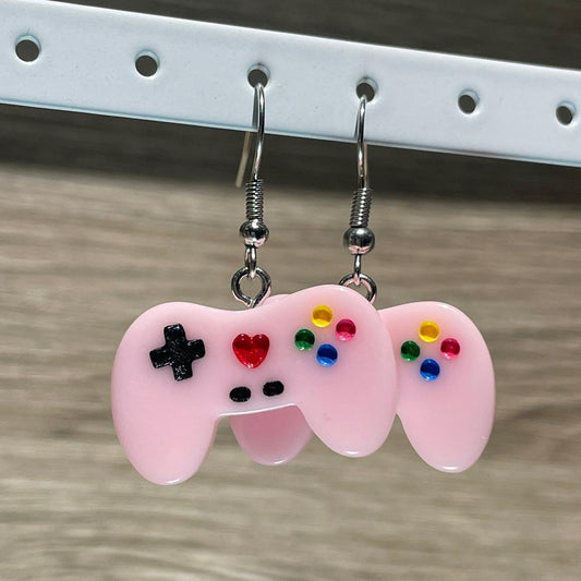Pink Gamer Earrings 🩷