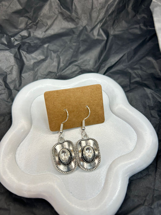 Cowboy Hat Earrings 🤍