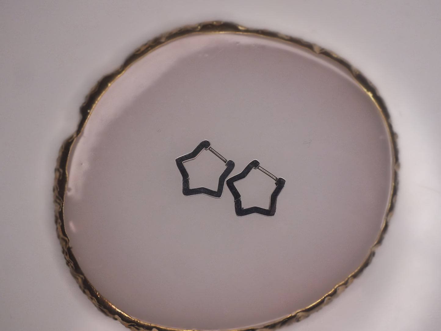 Silver Star Hoops