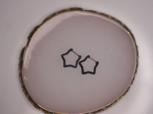 Silver Star Hoops
