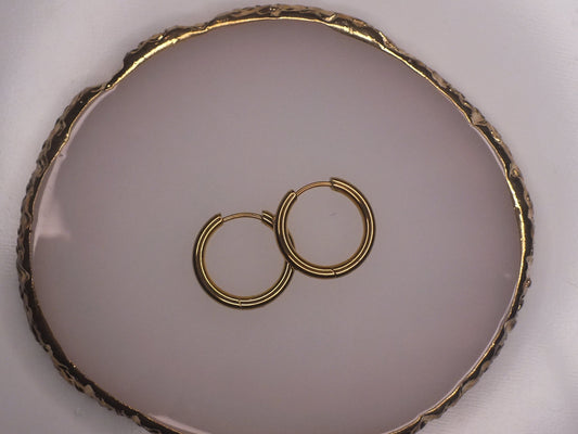 Gorgeous Golden Hoops