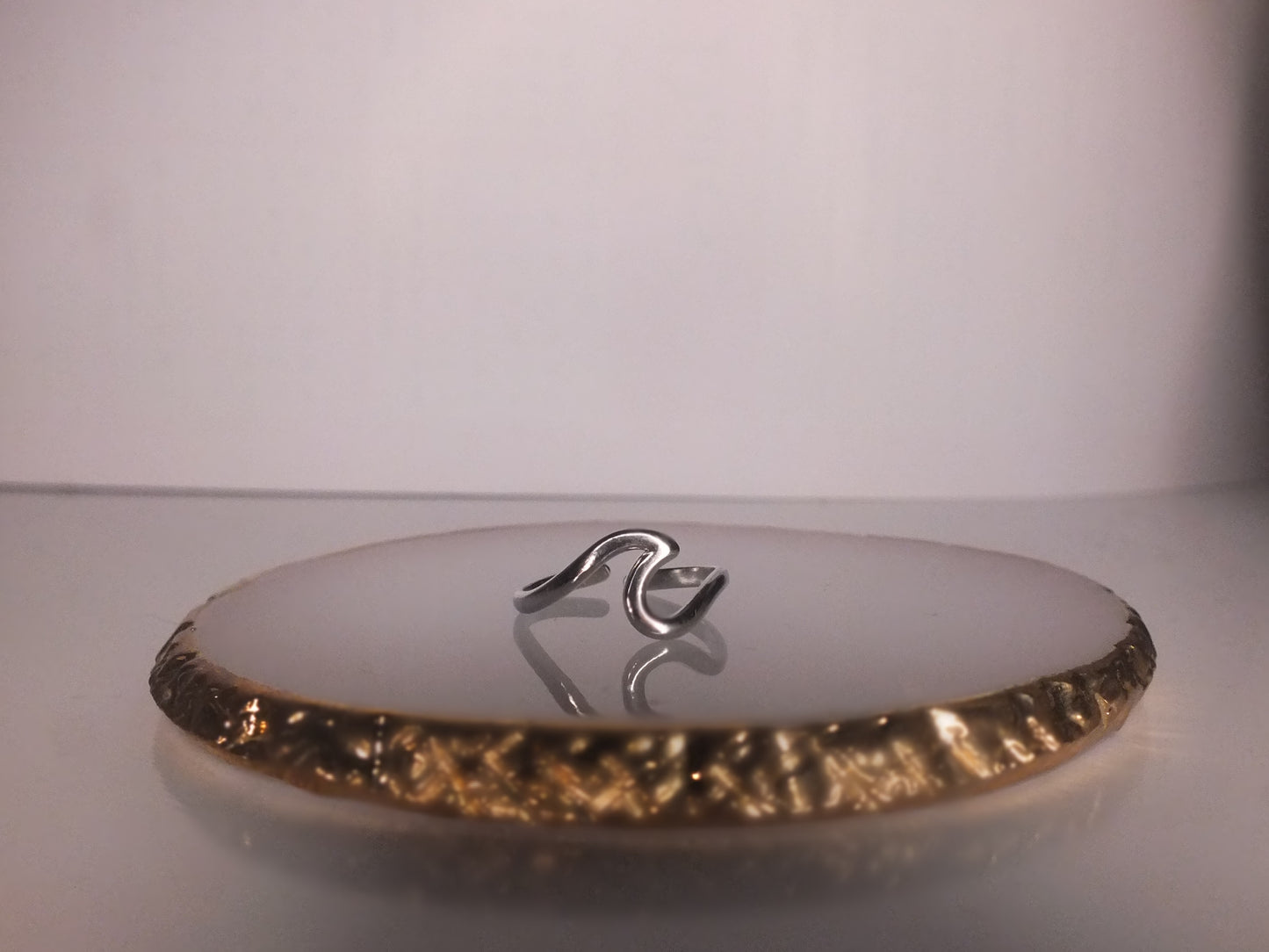 Silver Wave Ring