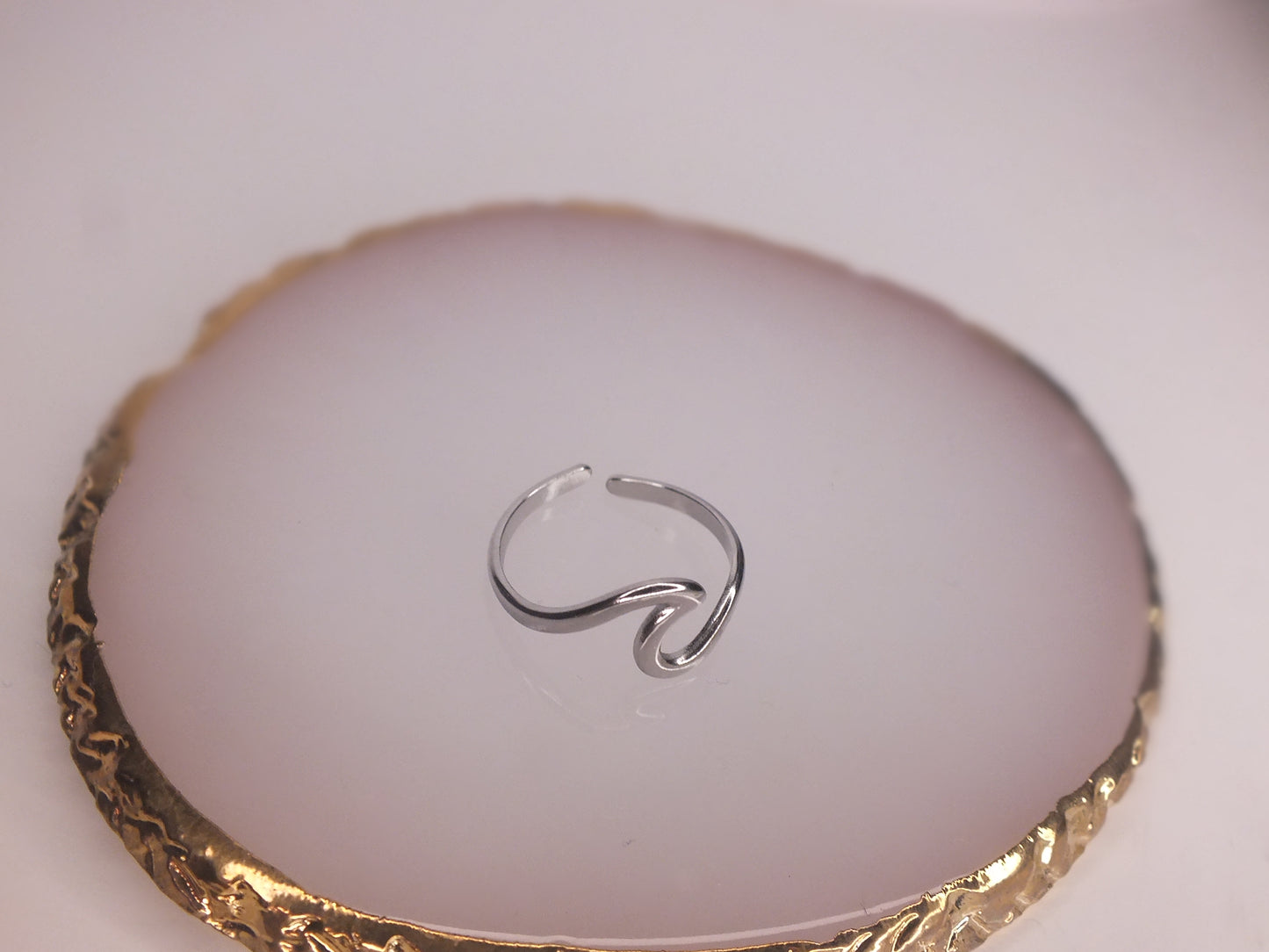 Silver Wave Ring