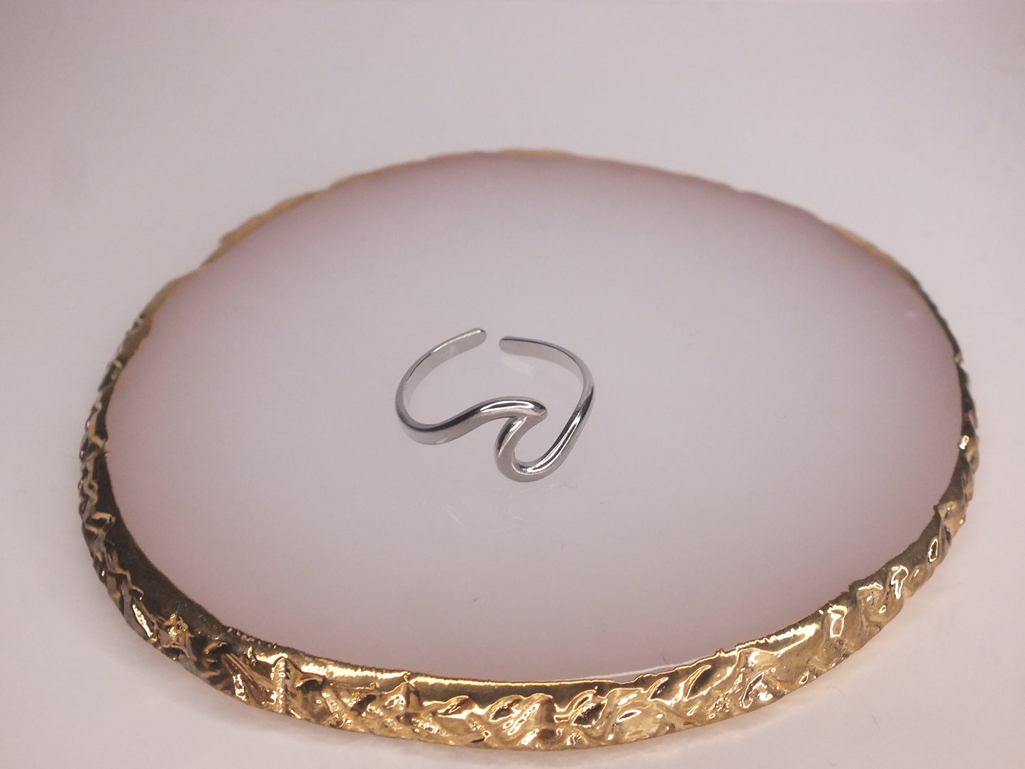 Silver Wave Ring