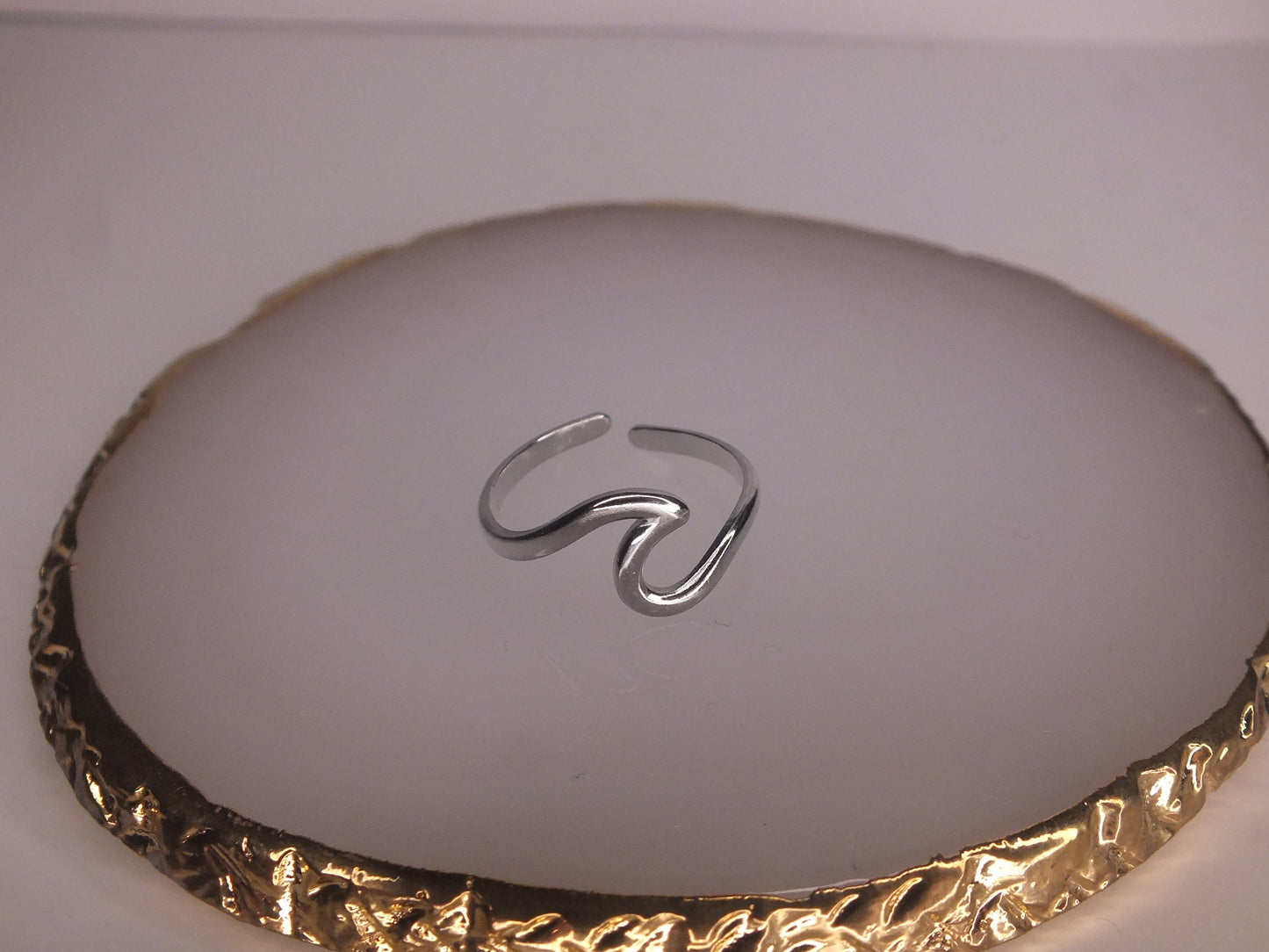 Silver Wave Ring