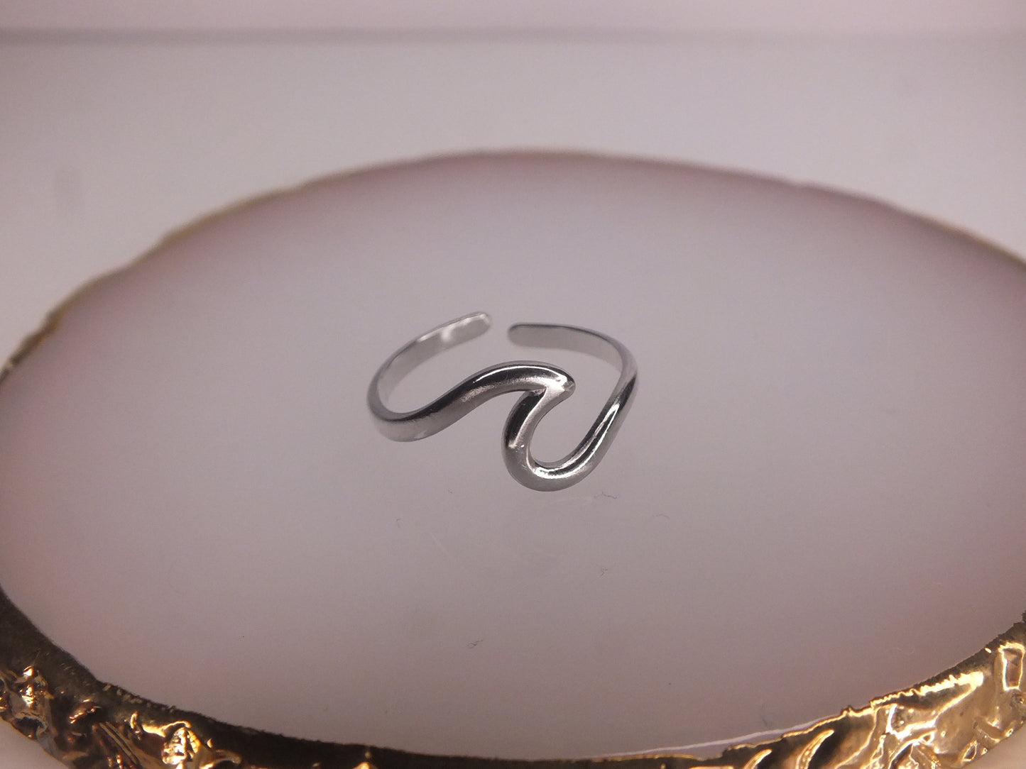 Silver Wave Ring