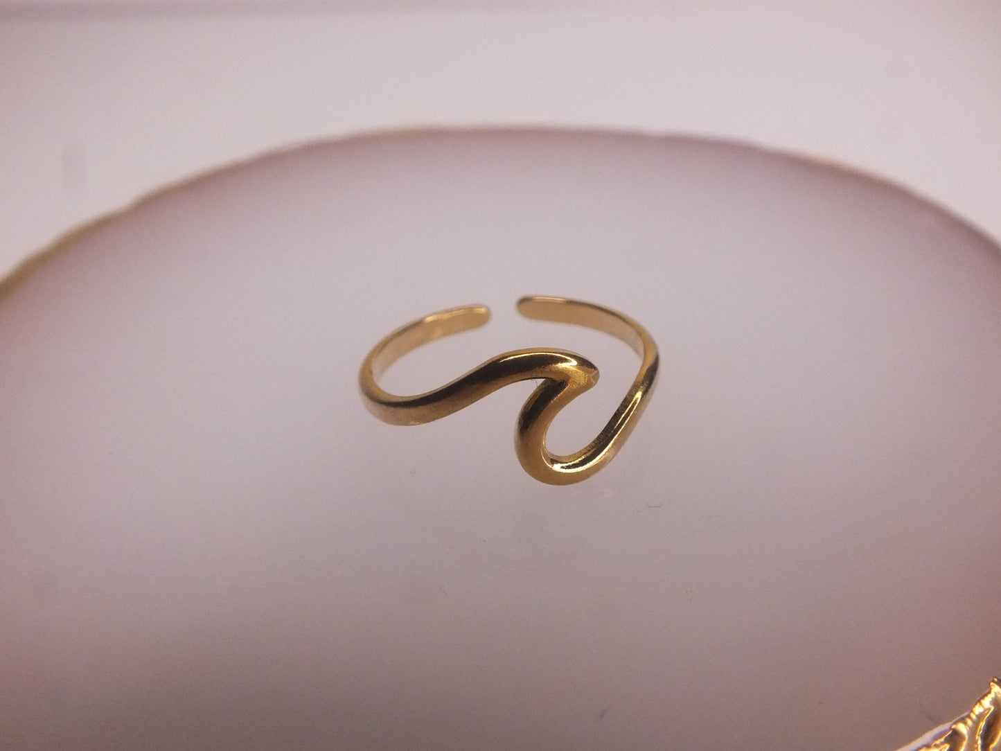Golden Wave Ring