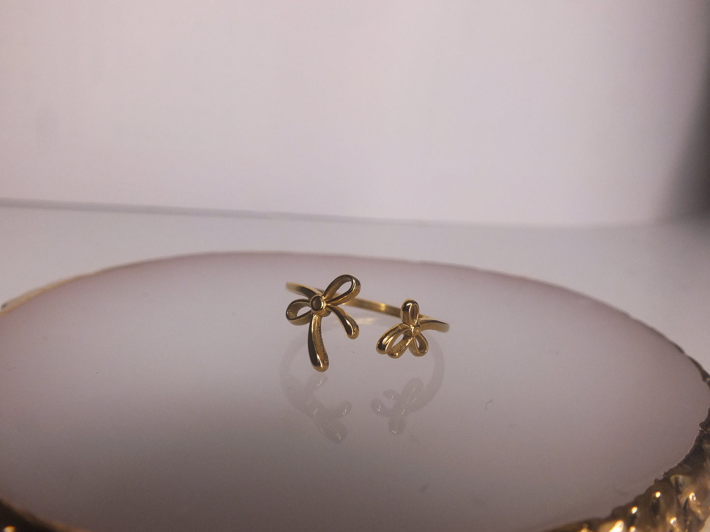 Golden Bow Ring
