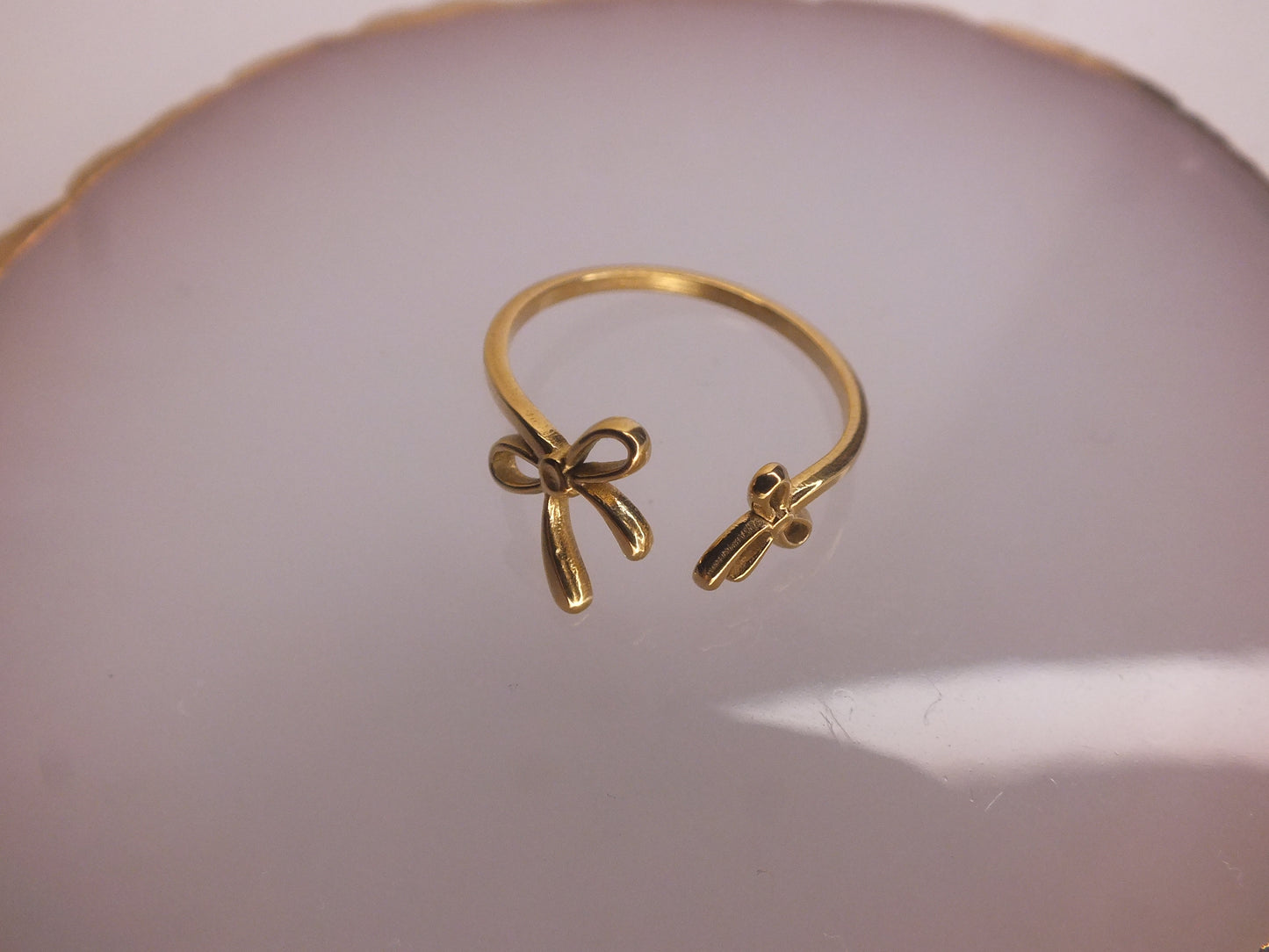 Golden Bow Ring