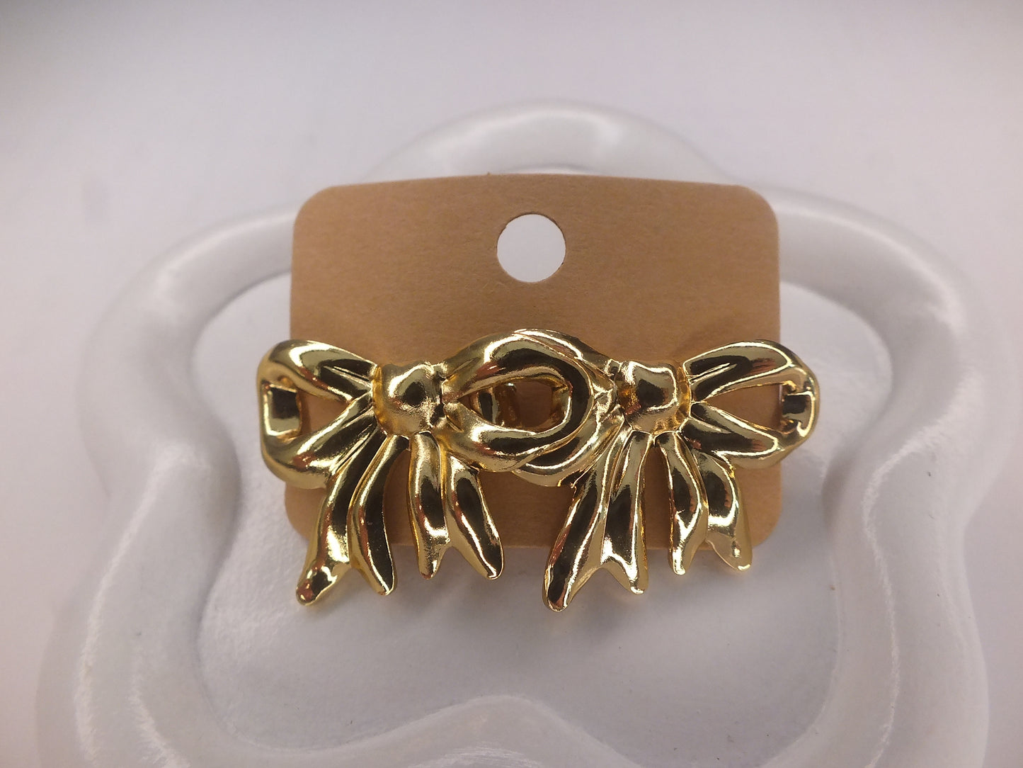 Golden XL Bow Earrings